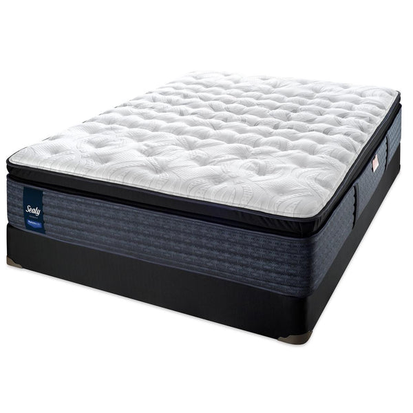 Sealy East Village Firm Euro Pillow Top Mattress Set (Queen) IMAGE 1