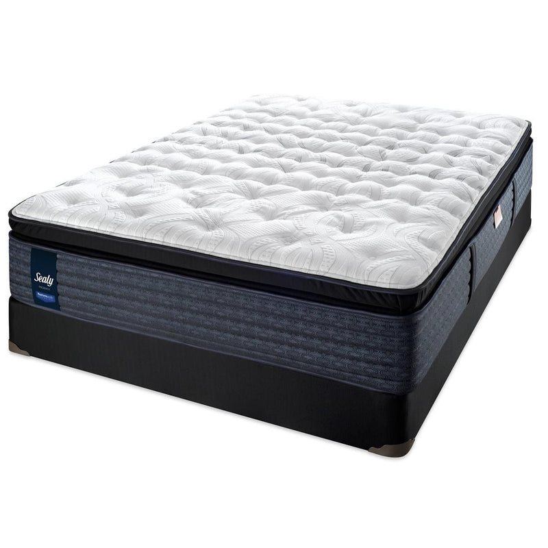  Sealy East Village Firm Euro Pillow Top Mattress Set (Queen) IMAGE 1