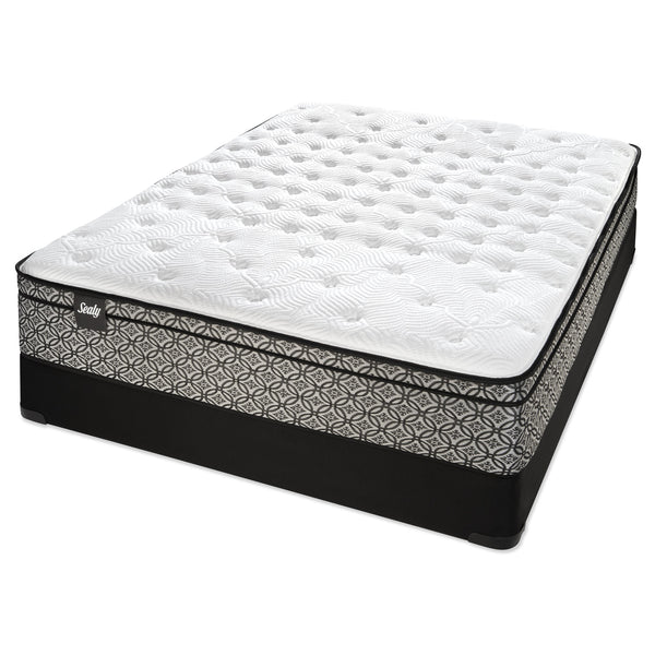  Sealy Pine City Cushion Firm Euro Top Mattress Set (Queen) IMAGE 1