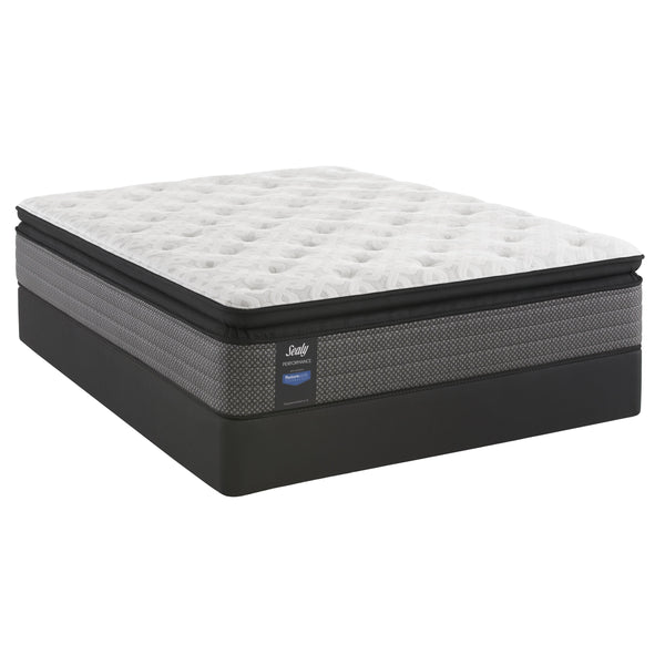  Sealy Garner Cushion Firm Euro Top Mattress Set (Queen) IMAGE 1