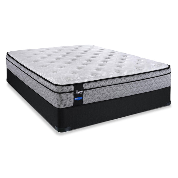  Sealy Dufferin Cushion Firm Euro Top Mattress Set (Queen) IMAGE 1