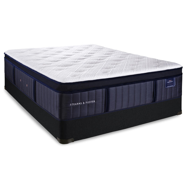  Stearns & Foster Baton Rouge Plush Euro Top Mattress Set - 5" Black Box (Queen) IMAGE 1