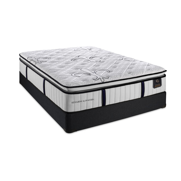  Stearns & Foster Estate 175 Anniversary Firm Pillow Top Mattress Set - 5" Blue (Queen) IMAGE 1