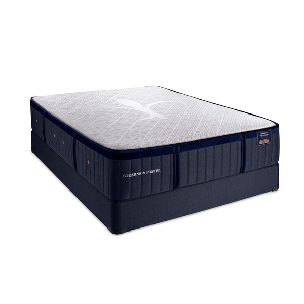  Stearns & Foster Elgin Court Firm Tight Top Mattress Set 5" Black Box (Queen) IMAGE 1