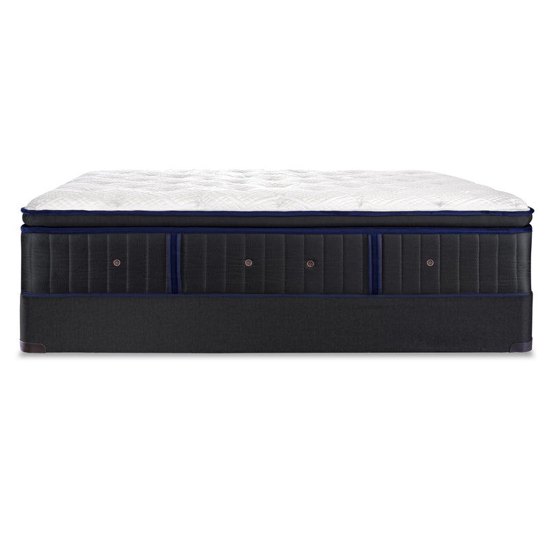  Stearns & Foster Wynn Manor Luxury Plush Pillow Top Mattress Set - 9" Black Box (Queen) IMAGE 3