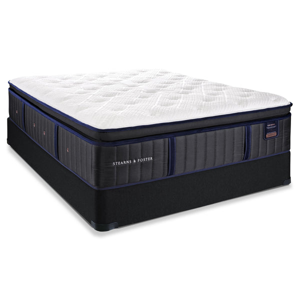 Stearns & Foster Wynn Manor Luxury Plush Pillow Top Mattress Set - 5" Black Box (Queen) IMAGE 1
