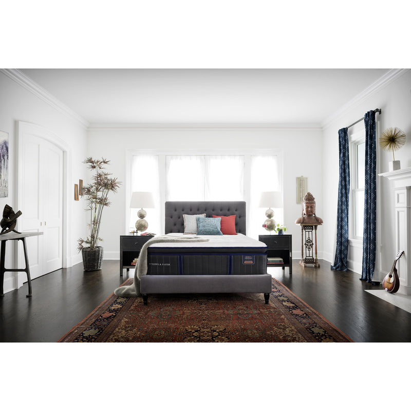  Stearns & Foster Wynn Manor Luxury Plush Pillow Top Mattress Set - 5" Black Box (Queen) IMAGE 5