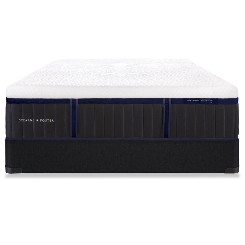  Stearns & Foster Sommerville Cushion Firm Hybrid Mattress Set - 9" Black Box (Queen) IMAGE 2