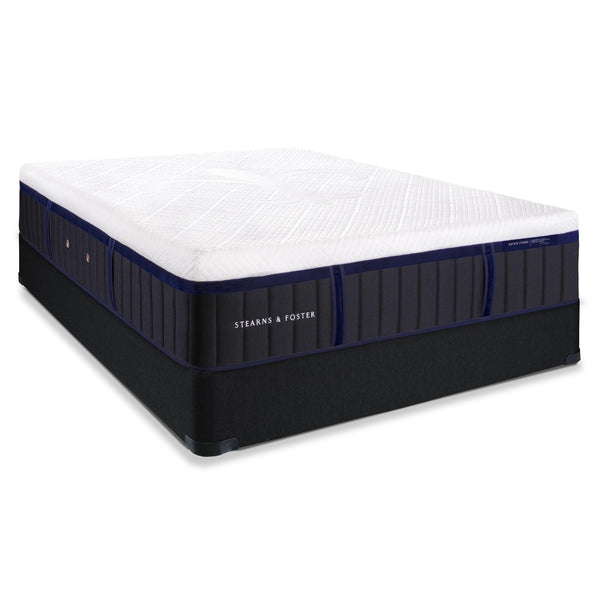  Stearns & Foster Sommerville Cushion Firm Hybrid Mattress Set - 5" Black Box (Queen) IMAGE 1