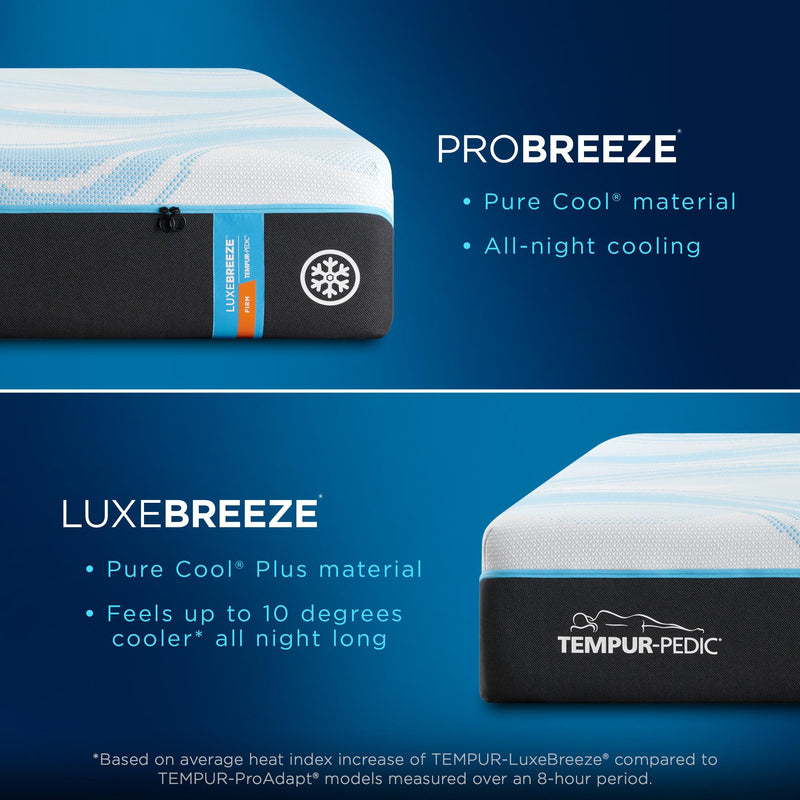  Tempur-Pedic Tempur-LuxeBreeze® Firm Mattress (Split King) IMAGE 8