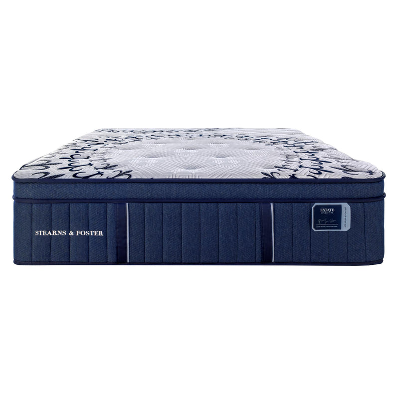  Stearns & Foster Estate Mon Amour Euro-Top Luxury Cushion Plush Mattress Set Blue 9" (Full) IMAGE 3