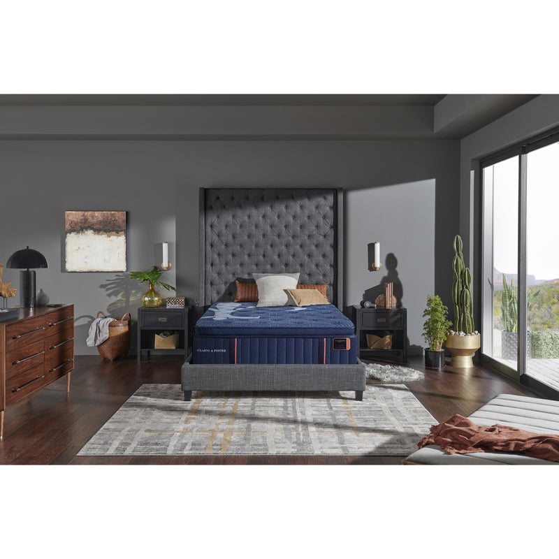  Stearns & Foster Estate Luxury Marcela Plush Euro Pillow Top Mattress Set Blue 5" (Queen) IMAGE 5