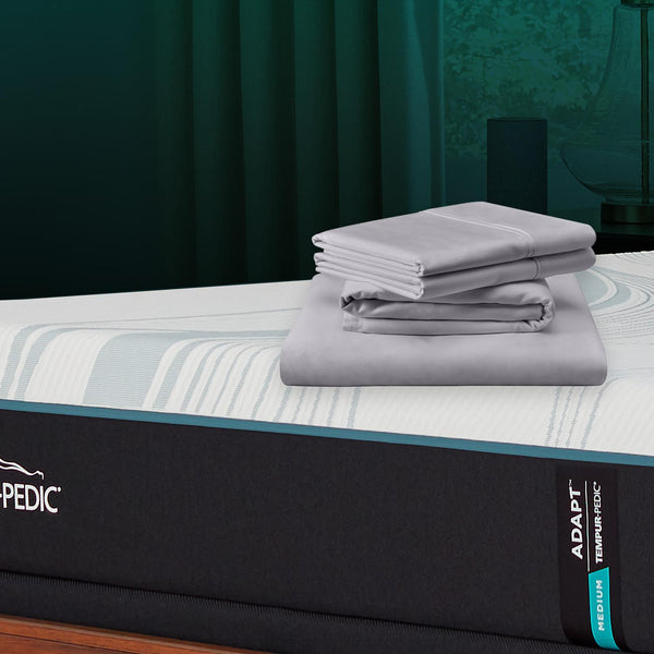  Tempur-Pedic TEMPUR-Adapt Luxe Egyptian Cotton Sheets - Graphite (Twin) IMAGE 1