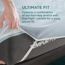  Tempur-Pedic TEMPUR-Adapt Luxe Egyptian Cotton Sheets - Sleepy Blue (Queen) IMAGE 17