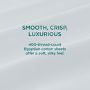  Tempur-Pedic TEMPUR-Adapt Luxe Egyptian Cotton Sheets - Sleepy Blue (Twin XL) IMAGE 16