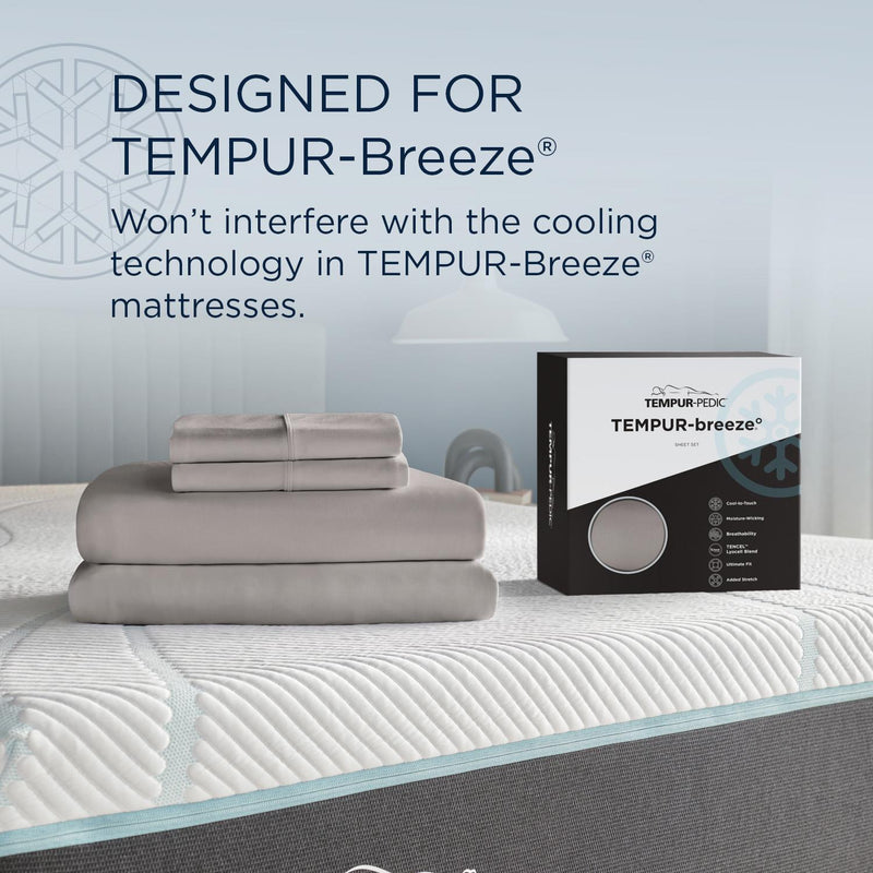  Tempur-Pedic TEMPUR breeze cooling Sheet Set Graphite (California King ) IMAGE 9