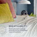  Tempur-Pedic TEMPUR breeze cooling Sheet Set Sandstone (Split California King) IMAGE 6
