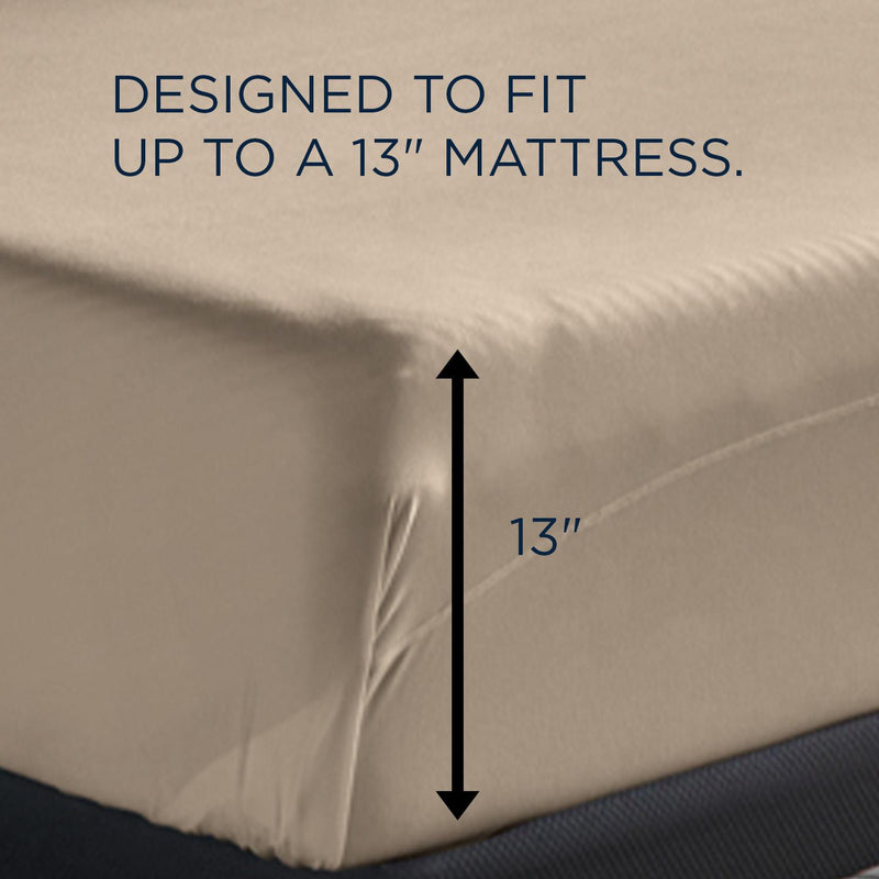  Tempur-Pedic TEMPUR breeze cooling Sheet Set Sandstone (California King ) IMAGE 4