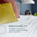  Tempur-Pedic TEMPUR breeze cooling Sheet Set White (Queen) IMAGE 6