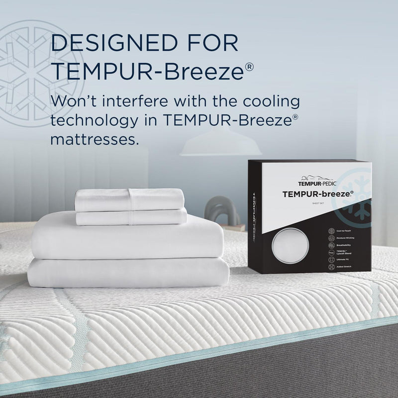  Tempur-Pedic TEMPUR breeze cooling Sheet Set White (King) IMAGE 10