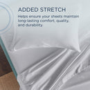  Tempur-Pedic TEMPUR Classic Cotton Sheet Set Cool Gray (Twin) IMAGE 7