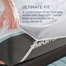  Tempur-Pedic TEMPUR Classic Cotton Sheet Set Cool Gray (King) IMAGE 9