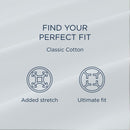  Tempur-Pedic TEMPUR Classic Cotton Sheet Set Cool Gray (Queen) IMAGE 12