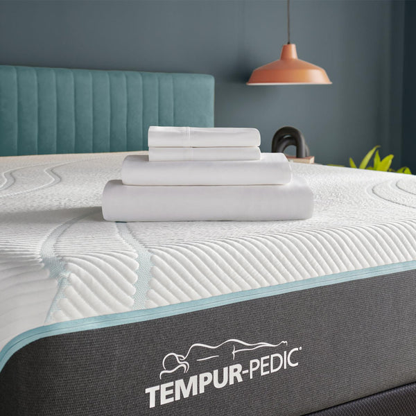  Tempur-Pedic TEMPUR Classic Cotton Sheet Set Cool Gray (Queen) IMAGE 1