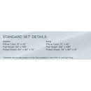  Tempur-Pedic TEMPUR Classic Cotton Sheet Set Sandstone (Queen) IMAGE 19