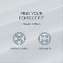  Tempur-Pedic TEMPUR Classic Cotton Sheet Set Sleepy Blue (Queen) IMAGE 12