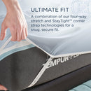  Tempur-Pedic TEMPUR Classic Cotton Sheet Set Sleepy Blue (Full) IMAGE 9