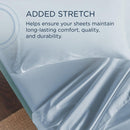  Tempur-Pedic TEMPUR Classic Cotton Sheet Set Sleepy Blue (Twin) IMAGE 7