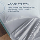  Tempur-Pedic TEMPUR Classic Cotton Sheet Set Sleepy Silver Mist (Queen) IMAGE 7