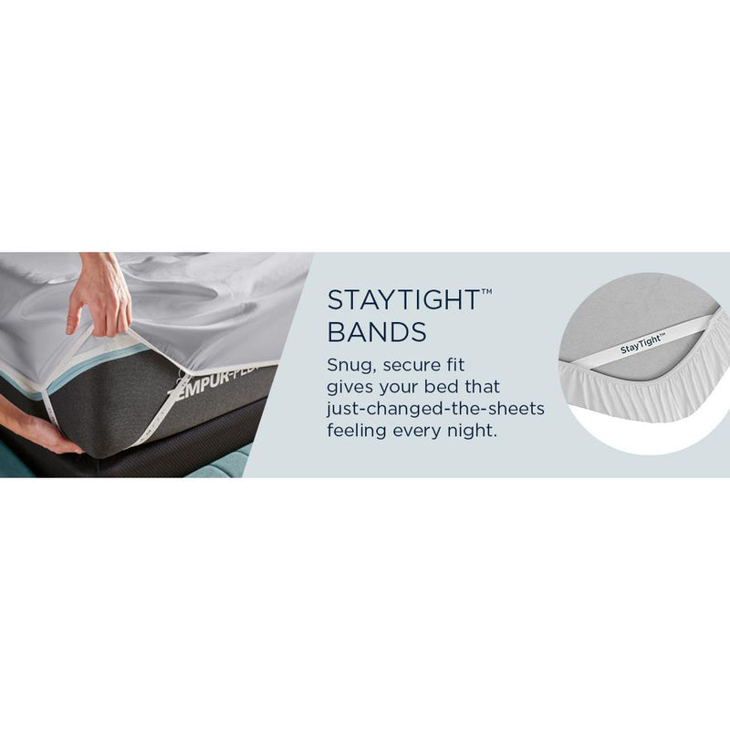  Tempur-Pedic TEMPUR Classic Cotton Sheet Set Sleepy Silver Mist (Split California King) IMAGE 18