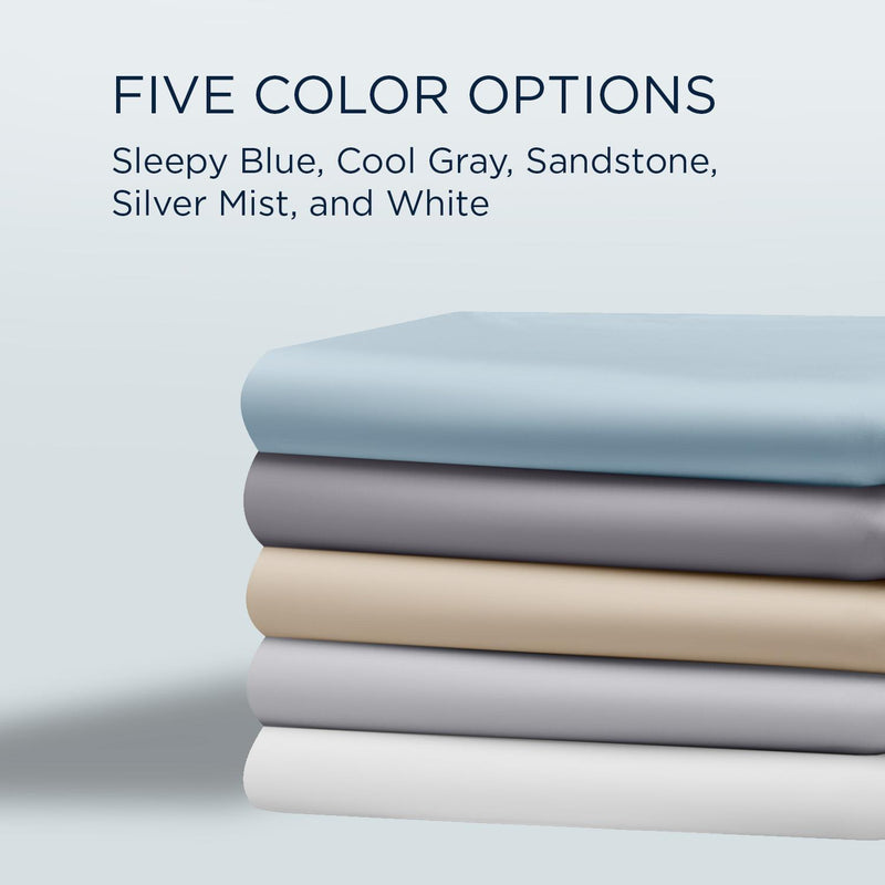  Tempur-Pedic TEMPUR Classic Cotton Sheet Set Sleepy Silver Mist (Split California King) IMAGE 6
