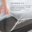  Tempur-Pedic TEMPUR Classic Cotton Sheet Set Sleepy Silver Mist (Full) IMAGE 9