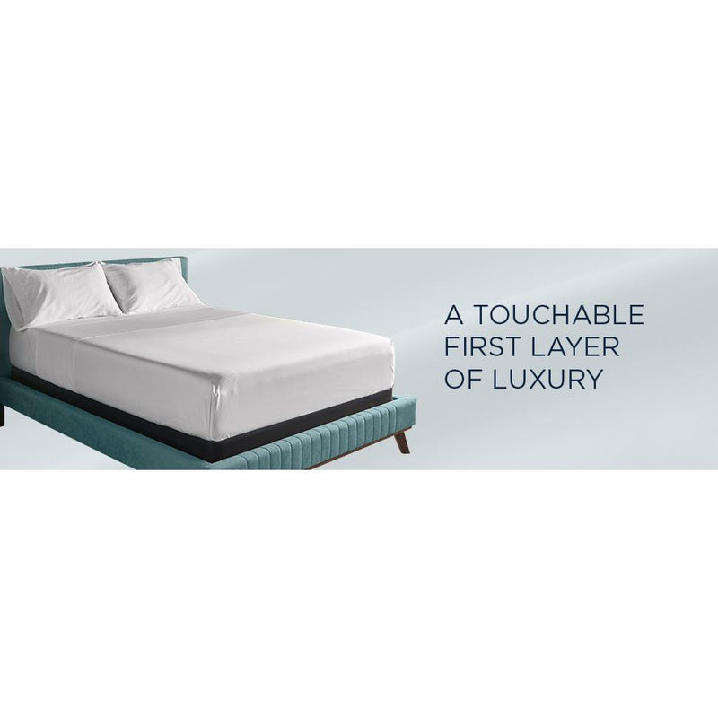 Tempur-Pedic TEMPUR Classic Cotton Sheet Set Sleepy Silver Mist (Twin XL) IMAGE 20