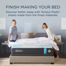  Tempur-Pedic TEMPUR Classic Cotton Sheet Set White (Twin) IMAGE 4