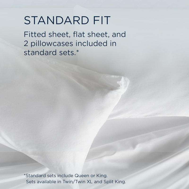  Tempur-Pedic TEMPUR Classic Cotton Sheet Set White (Queen) IMAGE 11