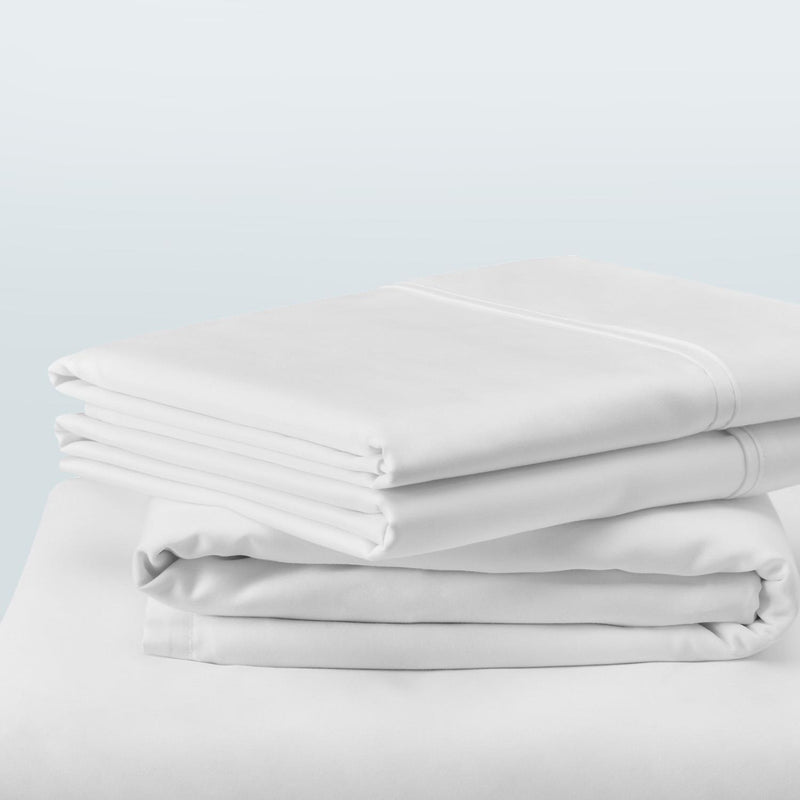 Tempur-Pedic TEMPUR Classic Cotton Sheet Set White (Twin XL) IMAGE 10