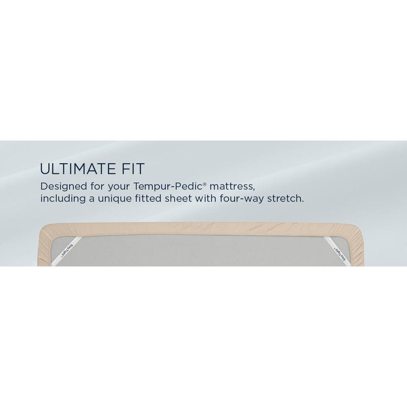  Tempur-Pedic TEMPUR Classic Cotton Sheet Set White (Twin XL) IMAGE 17