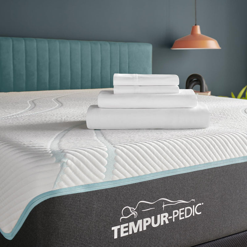  Tempur-Pedic TEMPUR Classic Cotton Sheet Set White (Twin XL) IMAGE 1