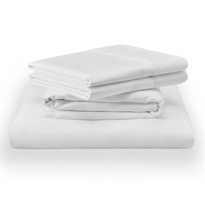  Tempur-Pedic TEMPUR Classic Cotton Sheet Set White (Twin XL) IMAGE 2