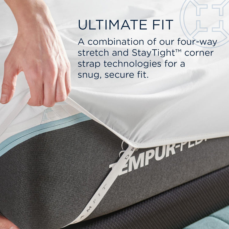  Tempur-Pedic TEMPUR Classic Cotton Sheet Set White (California King ) IMAGE 9