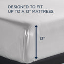  Tempur-Pedic TEMPUR Classic Cotton Sheet Set White (Split King) IMAGE 3