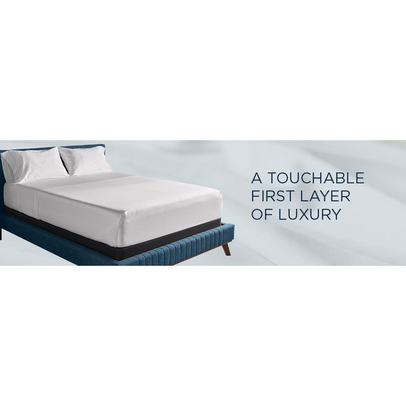  Tempur-Pedic TEMPUR Luxe Egyptian Cotton Pillowcase Set  Cool Gray (Queen) IMAGE 20