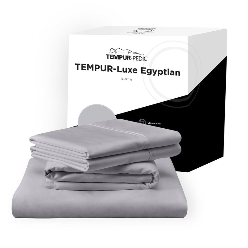 Tempur-Pedic TEMPUR Luxe Egyptian Cotton Pillowcase Set  Silver Mist (King) IMAGE 10