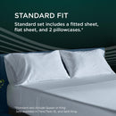  Tempur-Pedic TEMPUR Luxe Egyptian Cotton Pillowcase Set  Sleepy Blue (Queen) IMAGE 20
