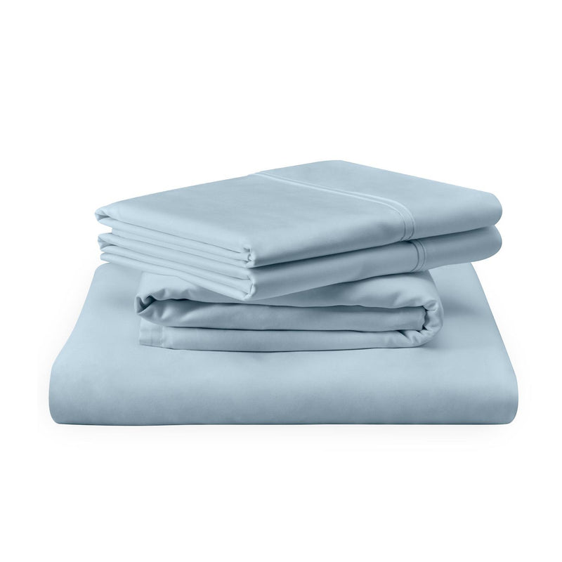  Tempur-Pedic TEMPUR Luxe Egyptian Cotton Pillowcase Set  Sleepy Blue (King) IMAGE 12