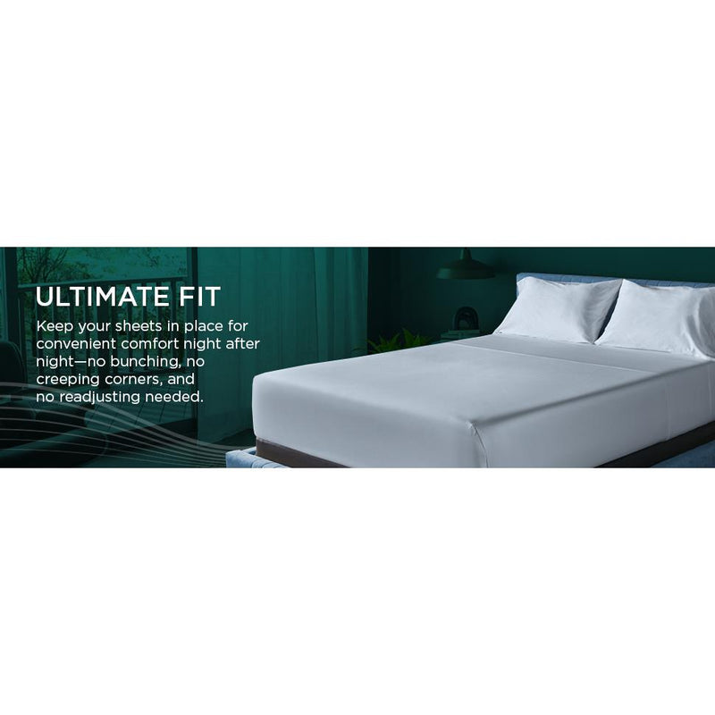  Tempur-Pedic TEMPUR Luxe Egyptian Cotton Pillowcase Set  Sleepy Blue (King) IMAGE 3